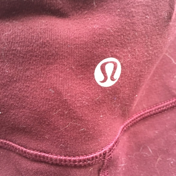 Lululemon Wunder Under Crop | Bordeaux Drama - Picture 5 of 6